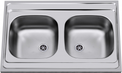 Sinks CLP-A 800 DUO M 0,5mm matný