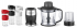 SM3390 Fresh&Nutri smoothie mixér, chopper, mlýnek, 700 W + láhve 2 x 570 ml + 400 ml černý
