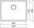 Sinks BLOCK 540 V 1mm kartáčovaný