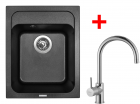 Sinks CLASSIC 400 Metalblack+VITALIA