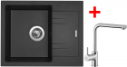 Sinks LINEA 600 N Metalblack+ELKA