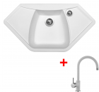 Sinks NAIKY 980 Milk+VITALIA GR
