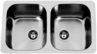 Sinks DUO 765 V 1,0mm leštěný