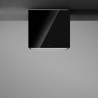 sklo LAGUNA nástěnný 90 cm H87 černé