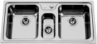 Sinks BETA 1000.1 DUO V 0,7mm leštěný
