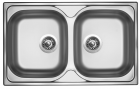 Sinks CLASSIC 800 DUO V 0,6mm matný