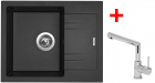 Sinks LINEA 600 N Metalblack+MIX 350P